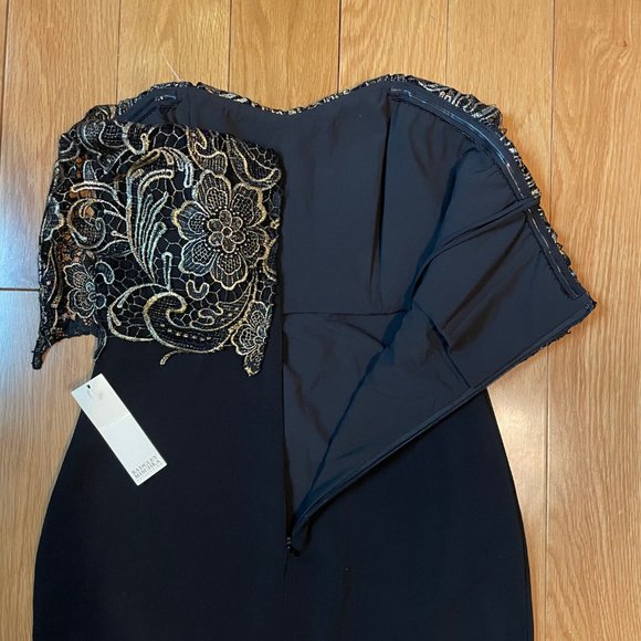 SOLD: NOT ON POSHMARK - Badgley Mischka | shoulderless - Picture 3 of 4